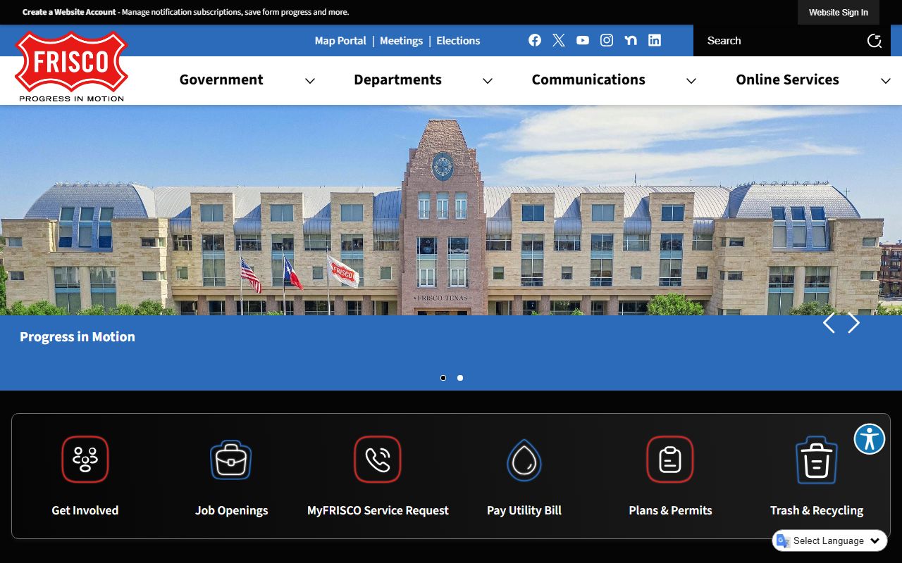City of Frisco death index records