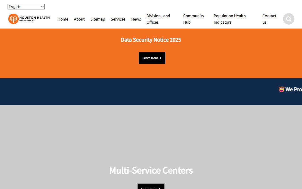 Houston Health Department death index records