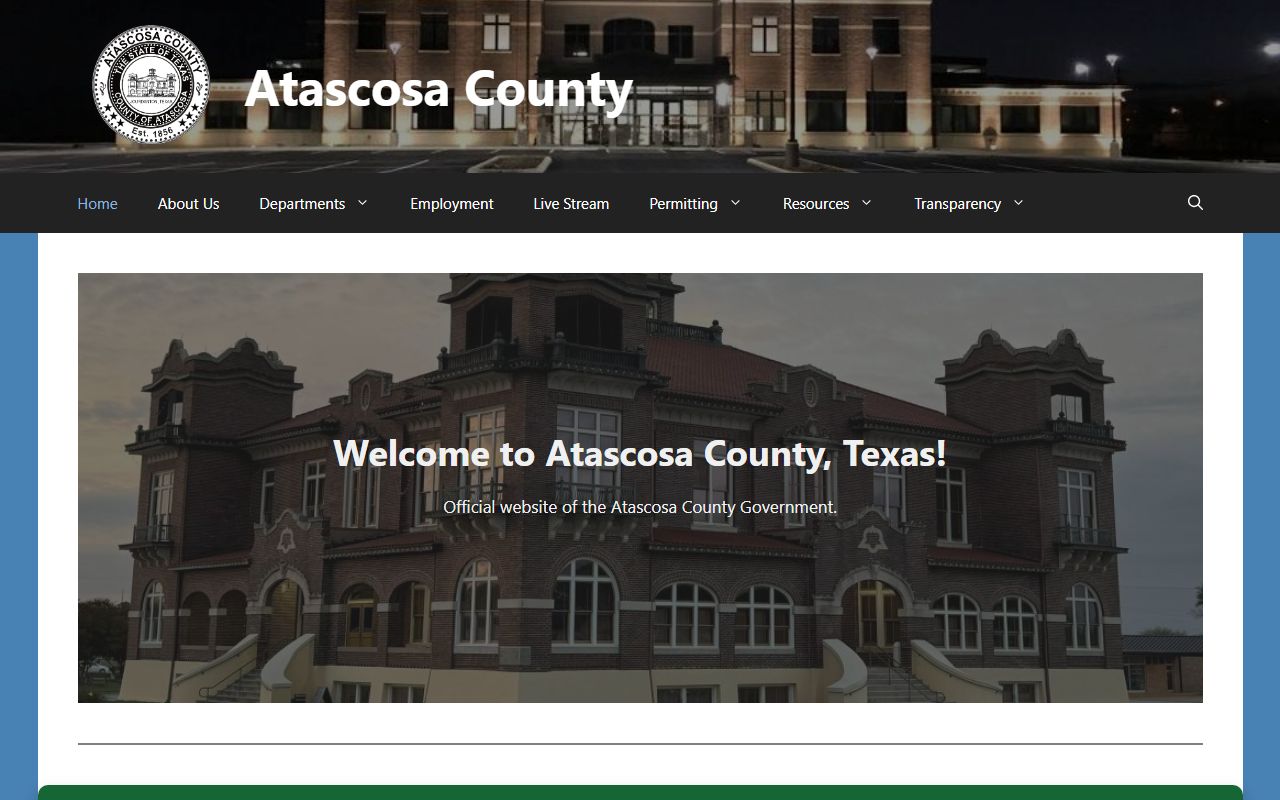 Atascosa County Death Index - County website