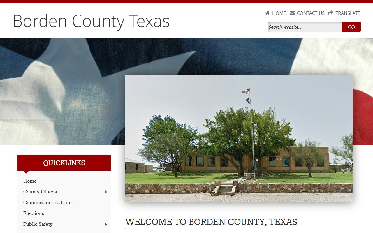 Borden County Death Index - Borden County Clerk website