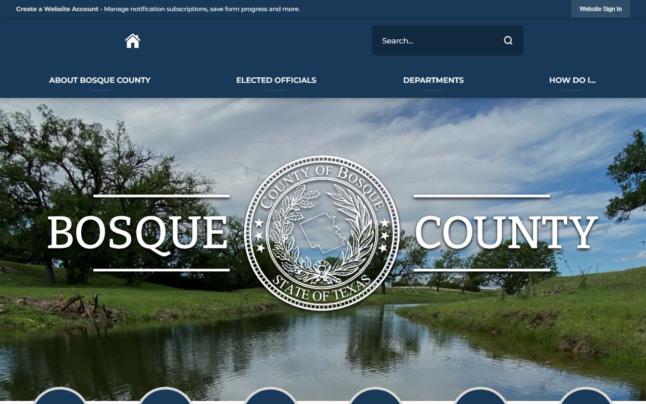 Bosque County Death Index - Bosque County Clerk website