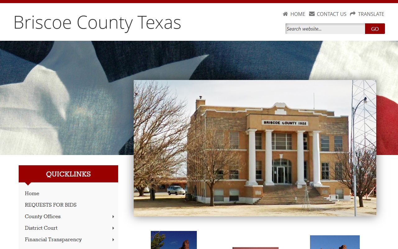 Briscoe County Death Index - Briscoe County Clerk website