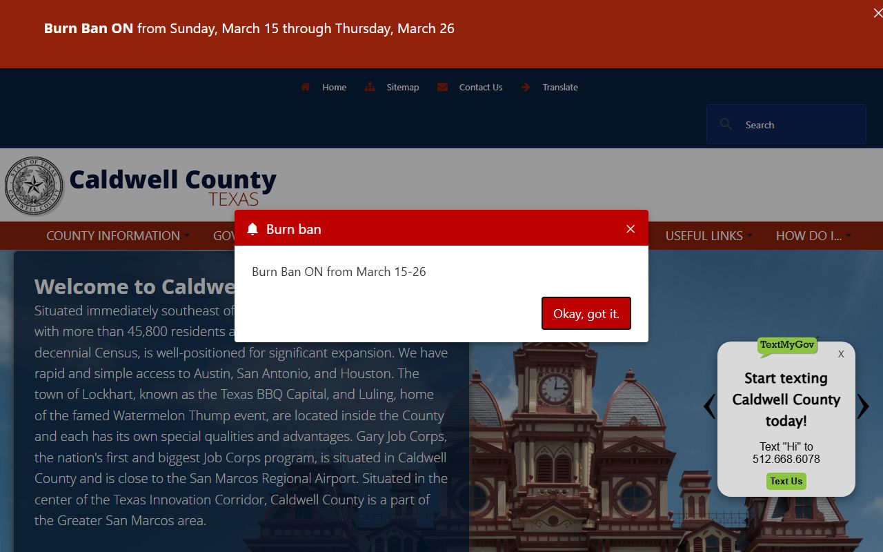Caldwell County Death Index - County Clerk Website