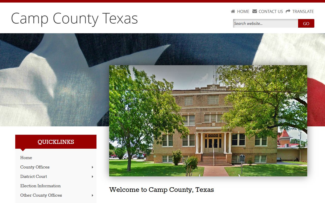 Camp County Death Index - Camp County government website
