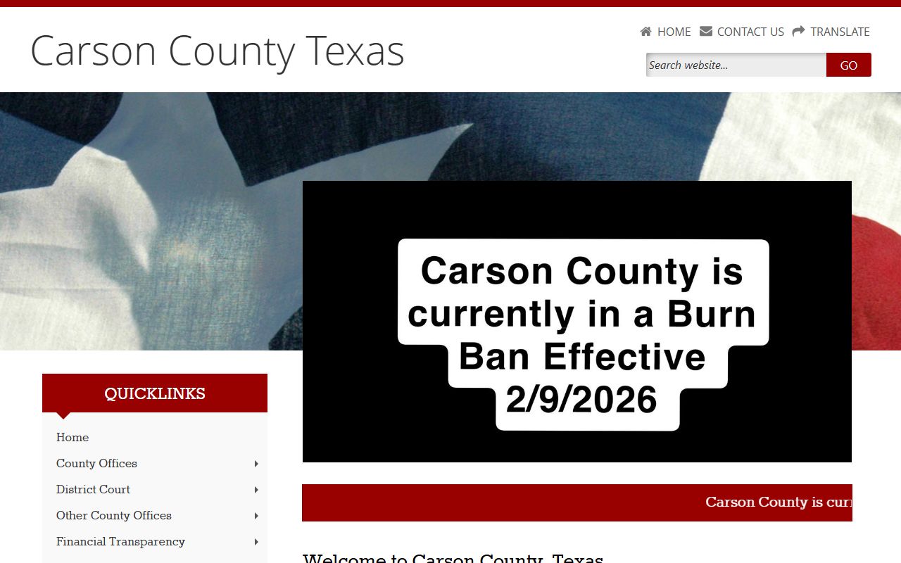 Carson County Death Index - Carson County government website