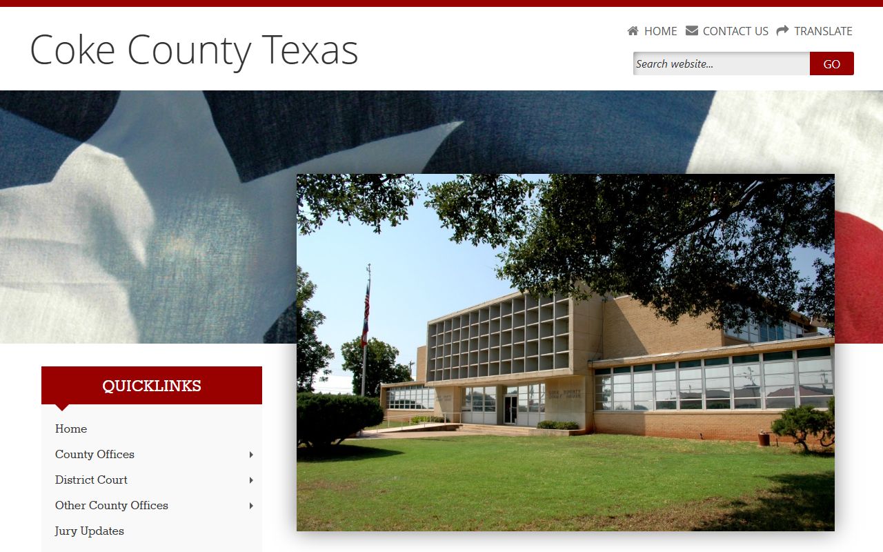Coke County Death Index - Coke County government website