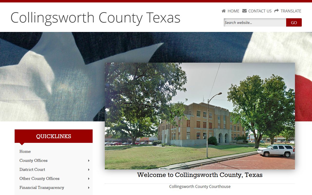 Collingsworth County Death Index - Collingsworth County government website