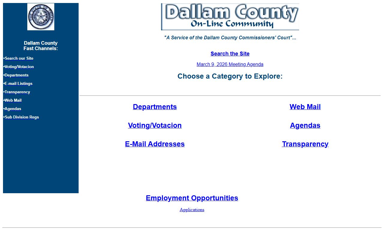 Dallam County Death Index - County Website
