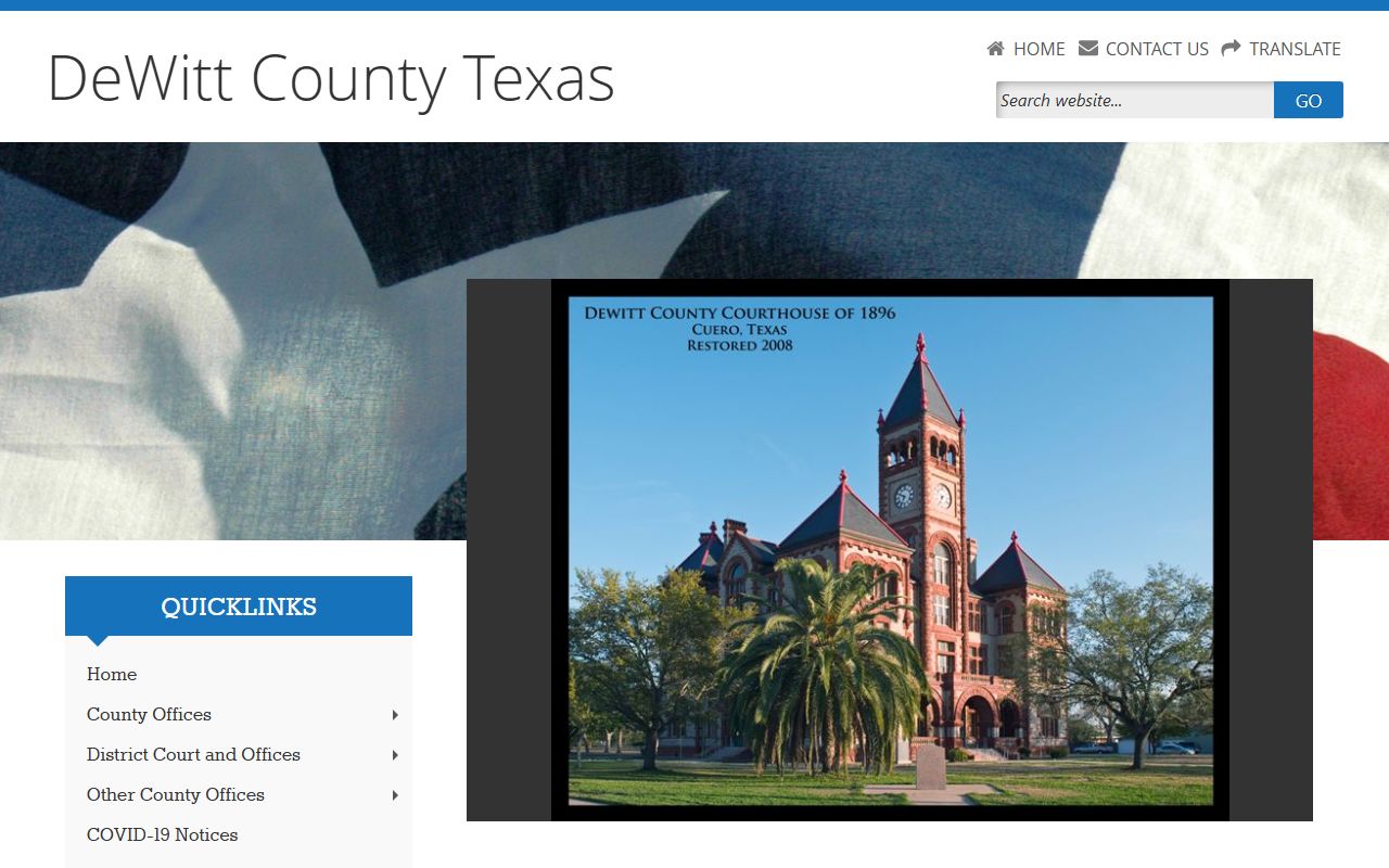 DeWitt County Death Index - DeWitt County website